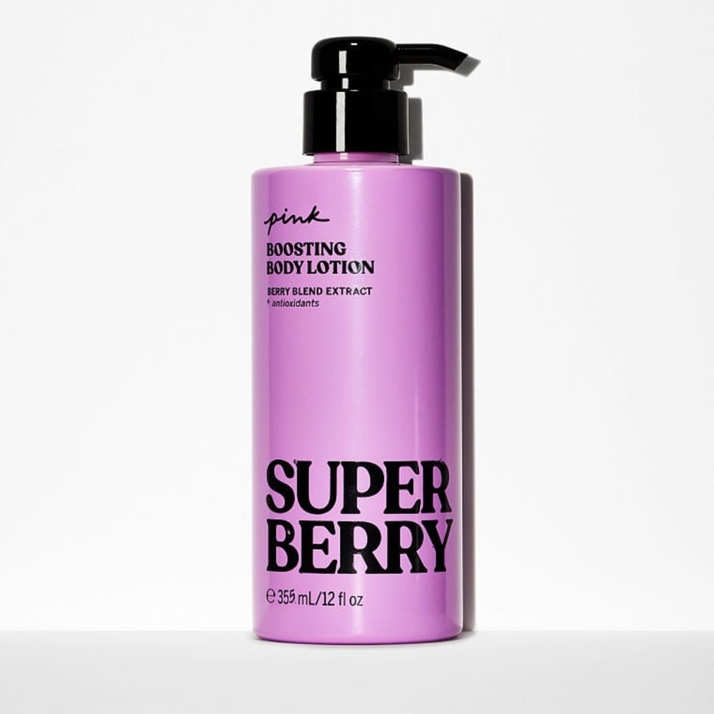Victoria’s Secret PINK Super Berry Boosting Body Lotion Set Nwt - Picture 3 of 7
